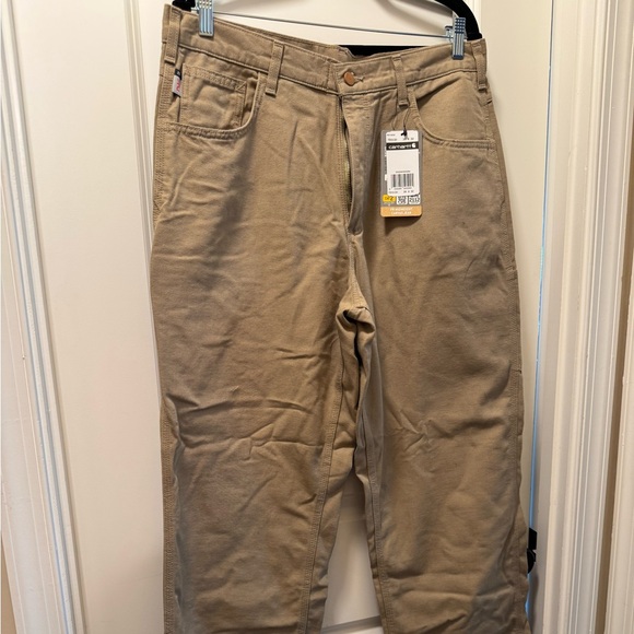 Carhartt Tan Chinos Durable Workwear